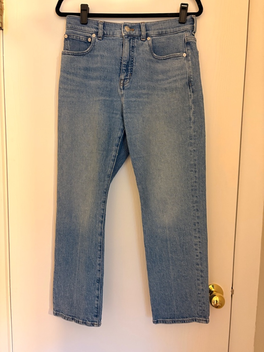 Madewell 90s Straight Leg Women Jeans - Medium Light Blue